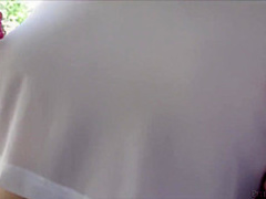 Blonde slut gives a great blowjob