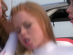 This guy won three bitches to fuck