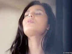 Ria Rodriguez sits on this cock and bounce