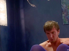 Faye Reagan is a hot, red haired chick who likes to have sex on the sofa