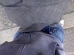 Veronika fucks a stranger in the street