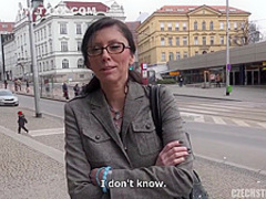 Veronika fucks a stranger in the street