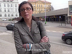 Veronika fucks a stranger in the street