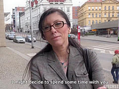 Veronika fucks a stranger in the street