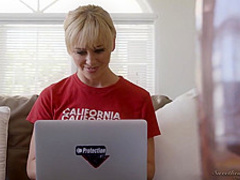 Cherrie Deville and Alexis Fawx are having a threesome with a handsome dude they like a lot