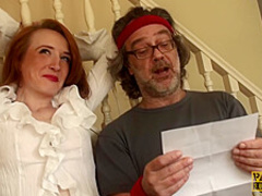 Good looking, mature woman is eagerly sucking her lovers dick and getting it inside her wet pussy