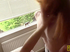 Good looking, mature woman is eagerly sucking her lovers dick and getting it inside her wet pussy