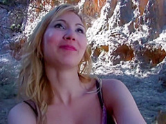 Cristal Cherry is a smoking hot woman who likes to get fucked in the nature