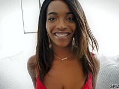 Daya Knight is a ravishing, ebony girl who likes to suck cock and get a facial cumshot