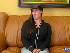 She was interviewed and then she got stuck