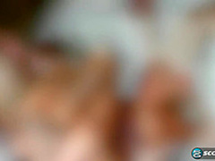 Blonde MILF is fucked by 2 big cocks