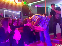 Insatiable girls went to a random party to have sex with handsome guys they meet there