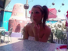 Being surrounded by hard horny cock