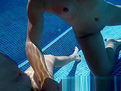 Fuck ORGY in the pool, HUGE dildo, MULTI-orgasms ENJOY