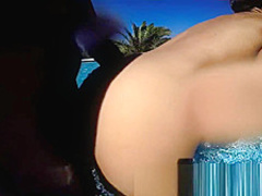 Fuck ORGY in the pool, HUGE dildo, MULTI-orgasms ENJOY