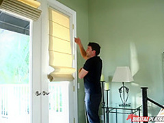 Cute blonde Selena rose gets fucked in bed