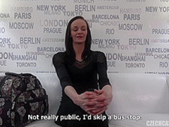 Casting black hair slut fucked hard