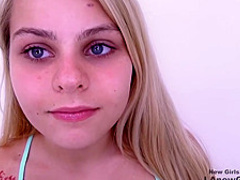 Blonde Teen, 18, fucked at photo shoot