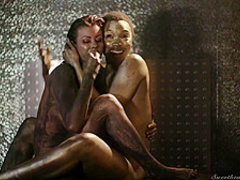 Ana Foxxx and Alexis Fawx get sticky together