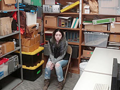 Busty Girl Abused By Security Officer