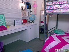 Elle Voneva and Sophia Lux could not hold back from eating each others pussy, all night long