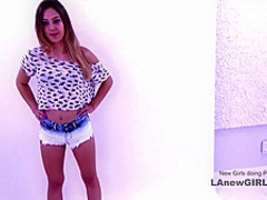 Gorgeous chick rimming agent at photoshoot
