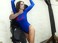 Ashley Adams gets a brutal fucking here