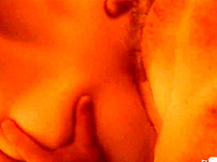 Frisky chick is secretly fucking her horny step- father, in the middle of the night