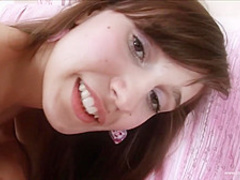 Little brunette licked and fucked perfectly