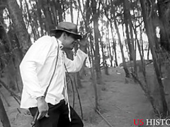 Native american girls take a hostage