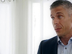 Eliza Ibarra and Gianna Gem are having a threesome with their client, in a massage parlor