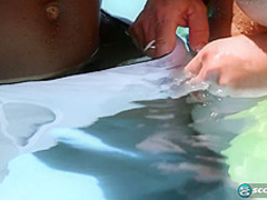 Black guy is having the hot's for grandma