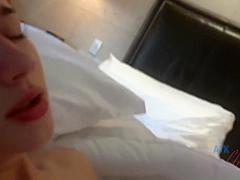 She lets him fuck her and gets cum on her