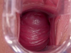 Opening her wide and toying to orgasm