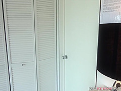 He black mailed his step sister for blowjob