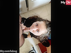 MyDirtyHobby - Petite teen with big natural boobs barebacked and creampied