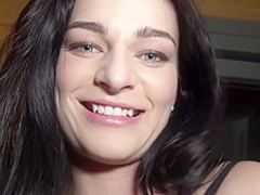 Public Agent Leanne Lace Gets her Booty out in Black Lingerie