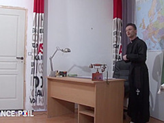 La France A Poil - Black Catholic Schoolgirl Punished B