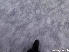 Yoga coach fucks a horny young brunette