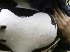 Jim Slip fucks a big boobed teen in his studio