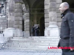 Prowling the streets for tasty birds