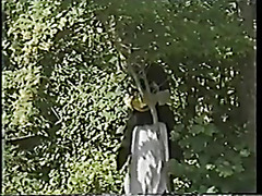 Vintage Japanese idol model with penguin suit