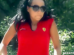 LARA TINELLI Flashing in Public