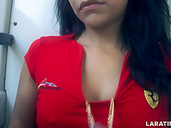 LARA TINELLI Flashing in Public