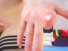 Hot redhead buttplug in ass big round ass perfect tits