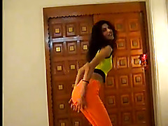 Super skinny Indian teen shows off her delicate body