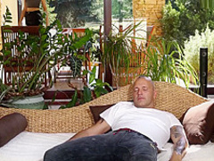 GIRLSRIMMING - Rimming Relax With Skinny Brunette Jessica Night