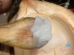 Horny lady is getting her tight ass hole fingered while riding a strangers dick, like a pro