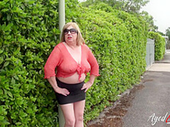 AgedLovE Busty Mature Got Picked up and Fucked