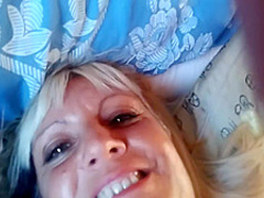 Old couple have a great time enjoying